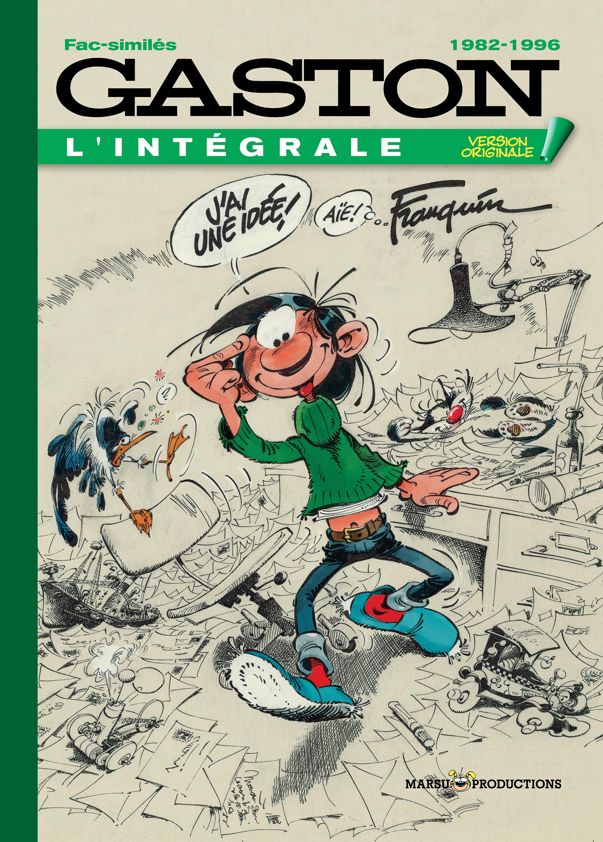 Comics - André FRANQUIN - Gaston Lagaffe - Editions Dalix - Calendrier 1996  - Singes - Elephant