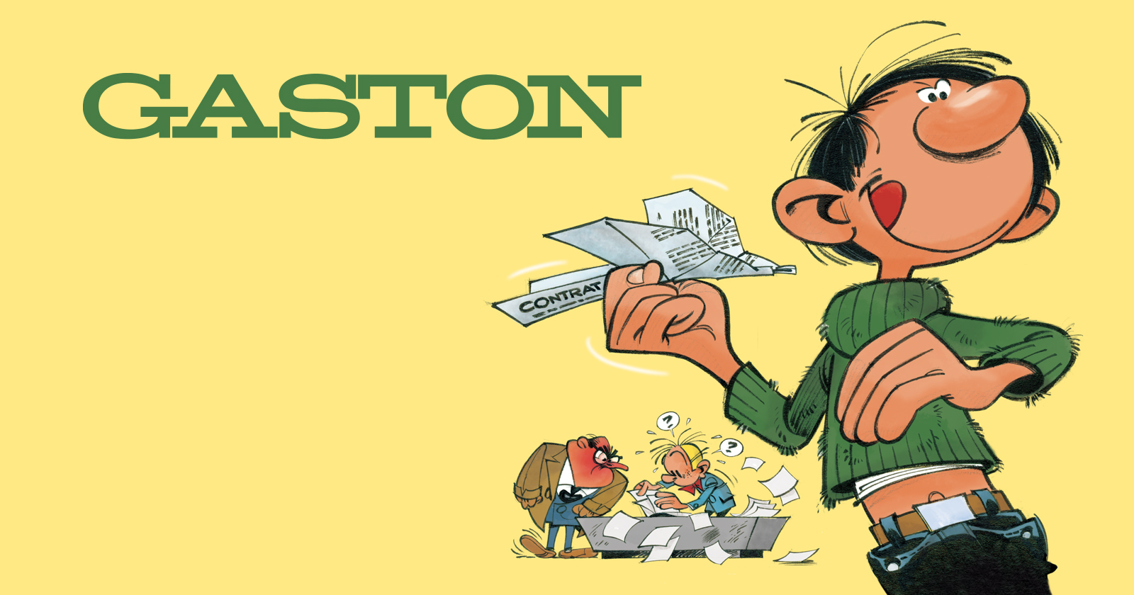 Lagaffe chat gaston Gaston Lagaffe