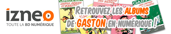 Retrouvez les albums de Gaston en numérique!