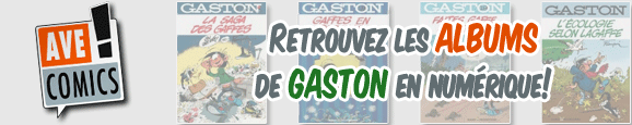 Retrouvez les albums de Gaston en numérique!
